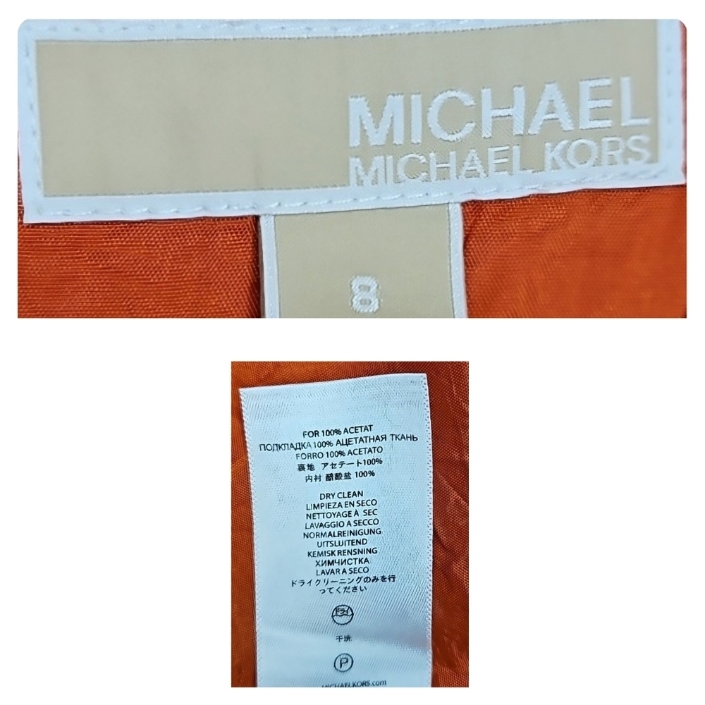Michael Michael Kors Orange Shift Dress - Picture 4 of 5